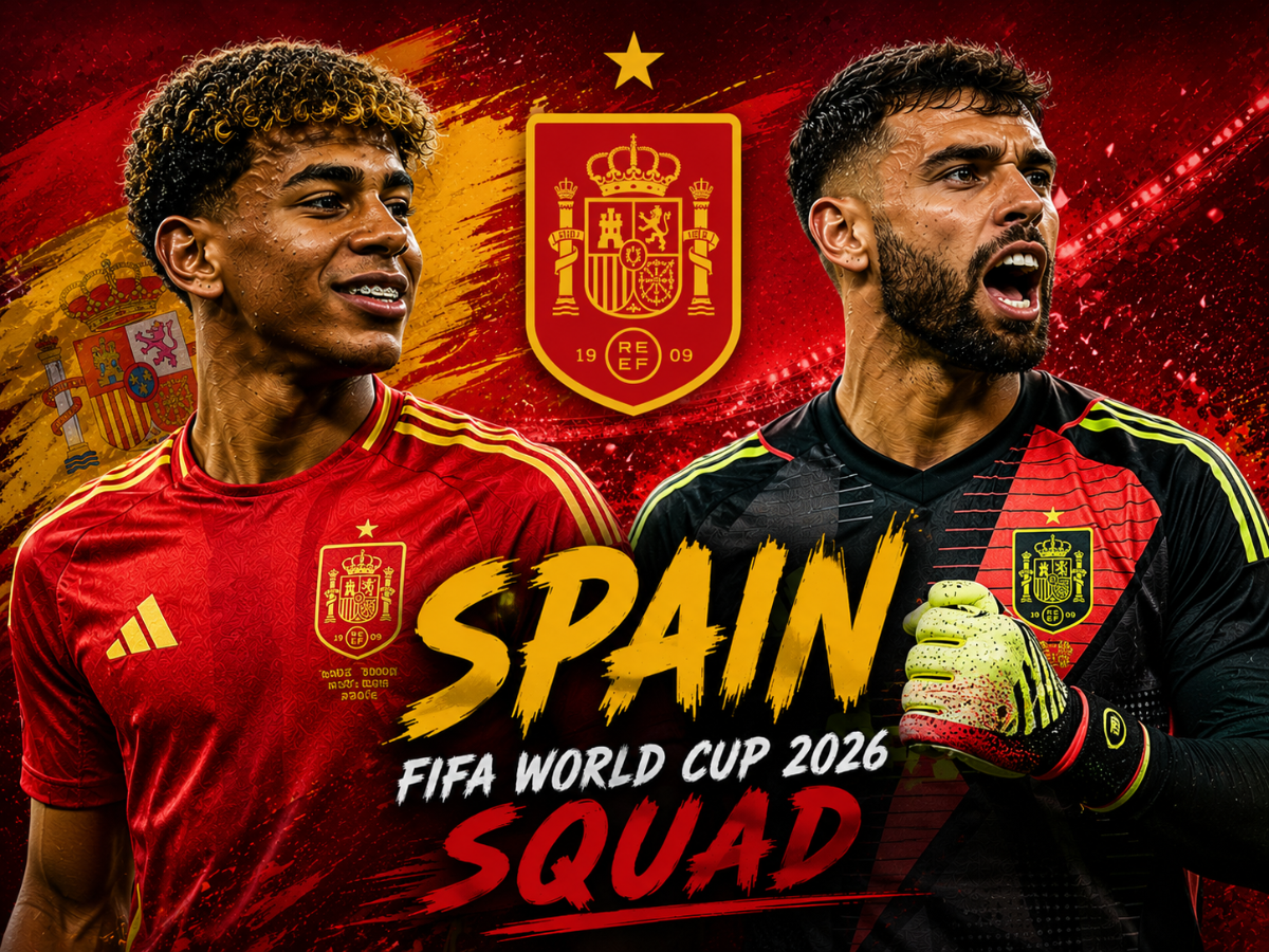 Spain FIFA World Cup 2026 Squad Announced: Lamine Yamal, David Raya Headline 26-Man Squad | Full List Here