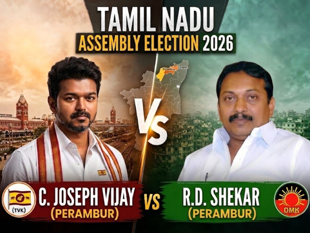 Vijay vs R.D. Shekar: Who Will Win High-Stakes Urban Battle for Perambur Assembly Seat in Tamil Nadu Election 2026?