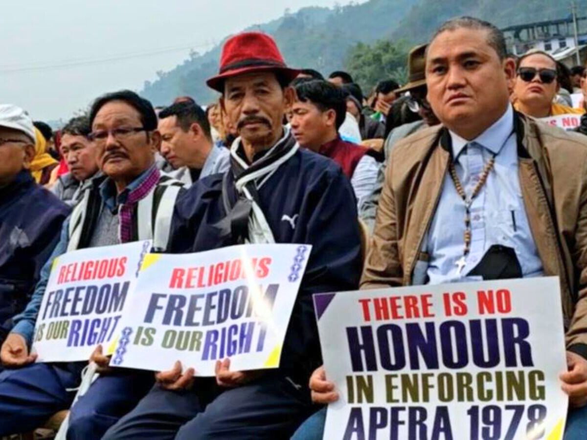 Protests intensify over Arunachal’s religion law