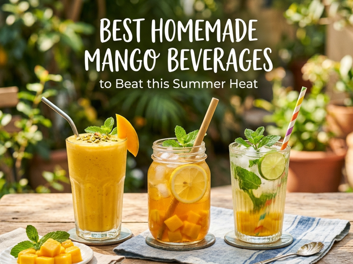 Best Homemade Mango Beverages to Beat this Summer Heat | Simple & Easy to Make Refreshing Drinks Recipe