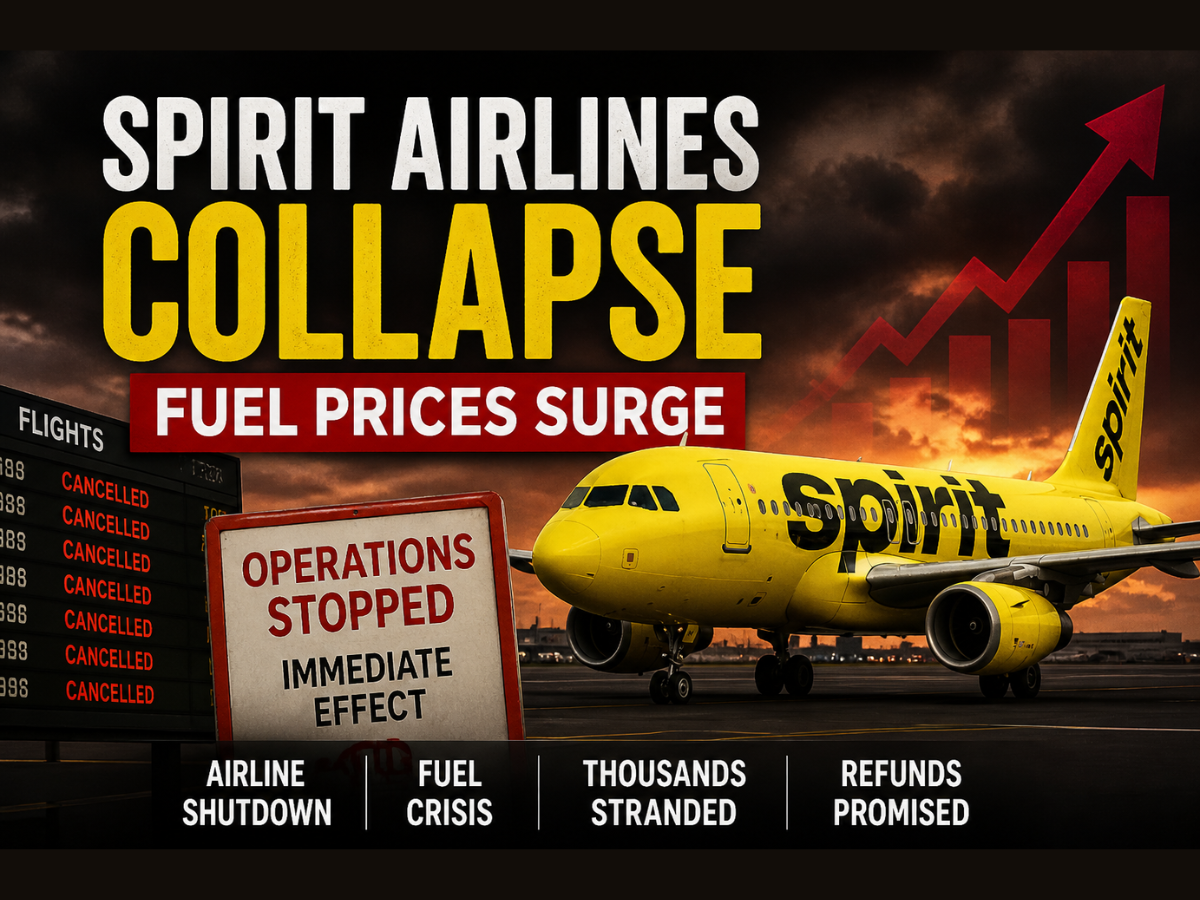 US-Israel-Iran War Latest News: Spirit Airlines Collapse Sparks Fears of Global Aviation Crisis Amid Fuel Prices Surge