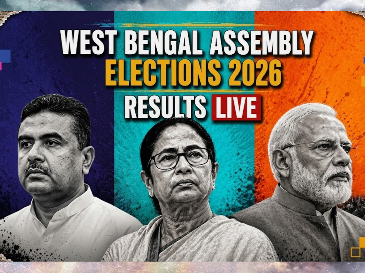 West Bengal Election Result 2026 Live Latest Updates: BJP vs TMC Battle Intensifies; Mamata Reaches Bhabanipur as Results Tighten