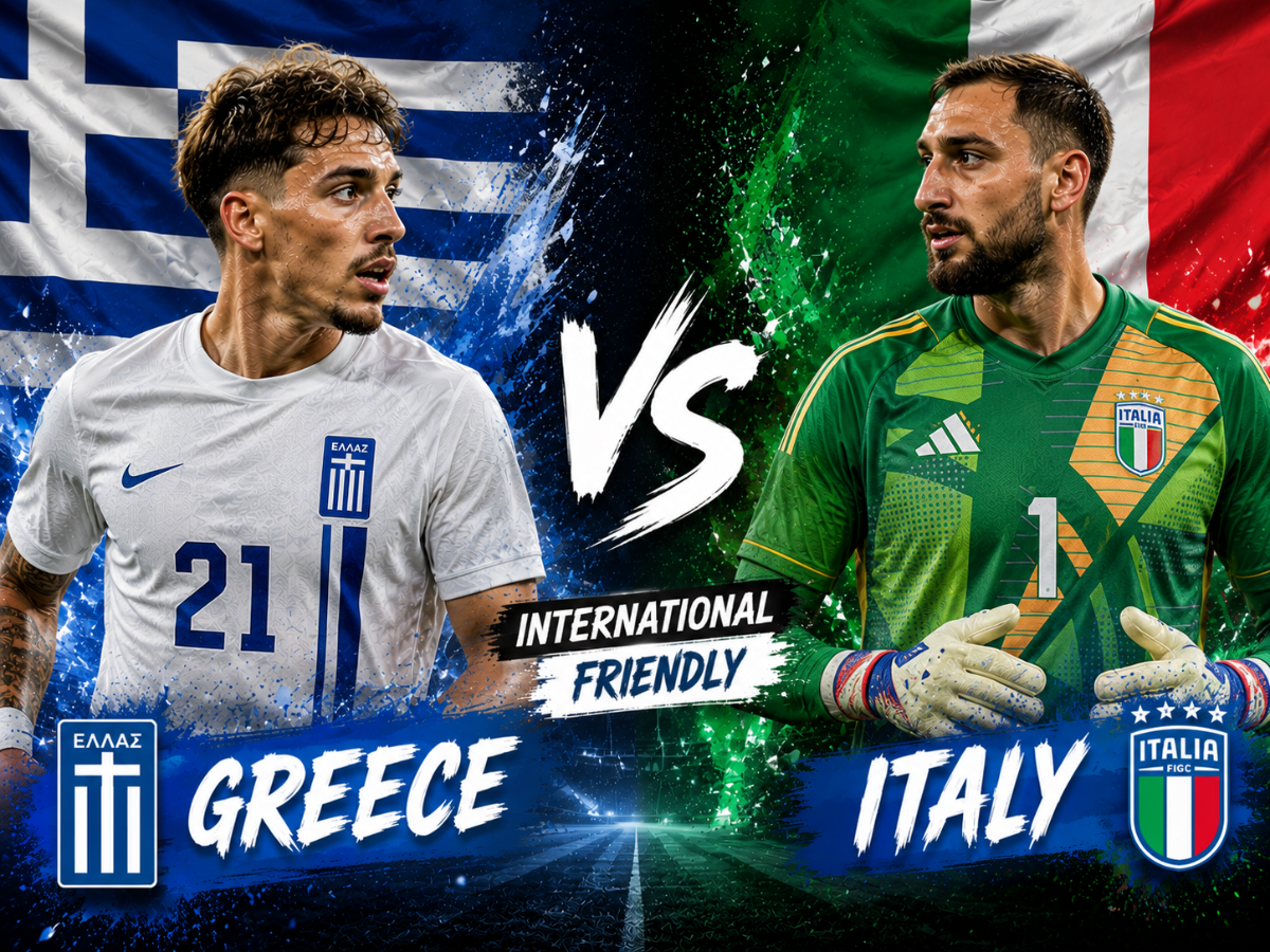 Greece vs Italy Poster